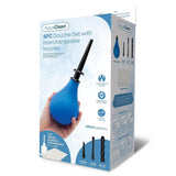 AquaClean 4 Piece Douche Set with Interchangeable Nozzles - 220 ml Capacity with Free Travel Douche Included - Image 1