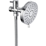 AquaClean 3 Piece Shower Douche Set with Shower Hose, Silicone Nozzle & Switch Valve - Shower Douche System with Free Travel Douche Included - Image 4