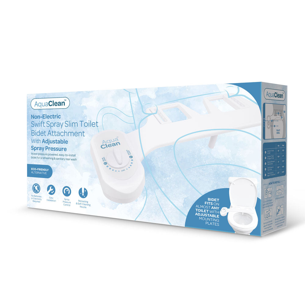 AquaClean Swift Spray Slim Toilet Bidet Attachment - White