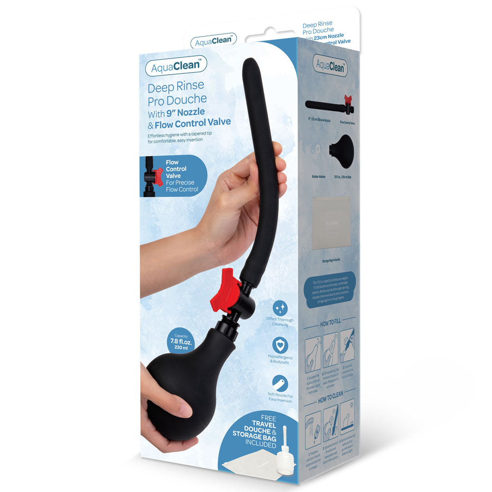 AquaClean Deep Rinse Pro Douche - Black Unisex Douche - 230