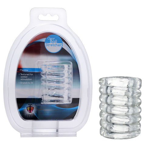 Trinity Spiral Ball Stretcher - Clear Ball Stretcher Ring - Image 1