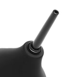 CleanStream Thin Tip Silicone Enema Bulb - Black Unisex Douche - Image 3