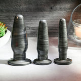 Adam & Eve ANAL ROCKETS TRAINER SET - Black Butt Plugs - Set of 3 Sizes - Image 2