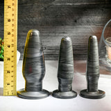 Adam & Eve ANAL ROCKETS TRAINER SET - Black Butt Plugs - Set of 3 Sizes - Image 3