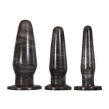 Adam & Eve ANAL ROCKETS TRAINER SET - Black Butt Plugs - Set of 3 Sizes - Image 8