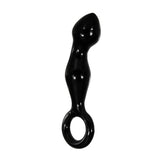 Adam & Eve ADAMS GLASS PROSTATE MASSAGER - Black Glass 16.6 cm Prostate Massager - Image 9