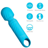 Maia DOLLY - Blue - Blue 12.7 cm USB Rechargeable Massage Wand - Image 3