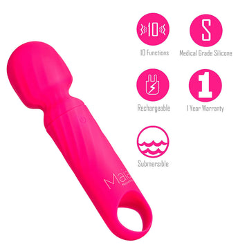 Maia DOLLY - Pink - Pink 12.7 cm USB Rechargeable Massage Wand