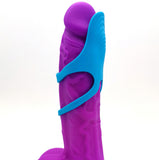 Maia GRIFFIN - Blue Silicone Cock Ring - Image 5