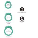 Maia HAZEY - Green Pot Leaf Cock Rings - Set of 3 - Image 2