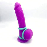 Maia HAZEY - Green Pot Leaf Cock Rings - Set of 3 - Image 4