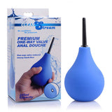 CleanStream Premium One-Way Valve Anal Douche - Blue Unisex Douche - Image 1