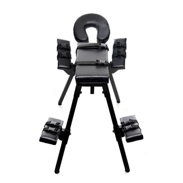 Master Series Obedience Extreme Sex Bench - Black Bondage Furniture