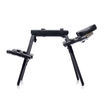 Master Series Obedience Extreme Sex Bench - Black Bondage Furniture