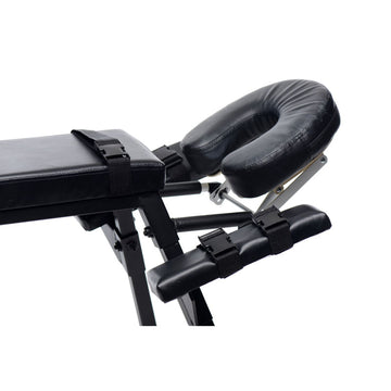 Master Series Obedience Extreme Sex Bench - Black Bondage Furniture