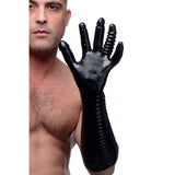 Master Series Pleasure Fister - Black Textured Fisting Glove - Image 2