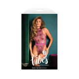 VIBES FUCK U PAY ME Bodysuit - S/M - Pink - S/M Size - Image 3