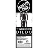 Master Cock Pony Boy - Black 43 cm (17'') Horse Dong - Image 2