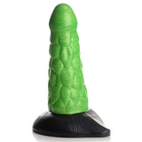 Creature Cocks Radioactive Reptile Thick Scaly Silicone Dildo - Green 19 cm Dildo - Image 4