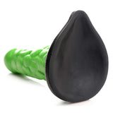 Creature Cocks Radioactive Reptile Thick Scaly Silicone Dildo - Green 19 cm Dildo - Image 6