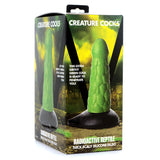 Creature Cocks Radioactive Reptile Thick Scaly Silicone Dildo - Green 19 cm Dildo - Image 7