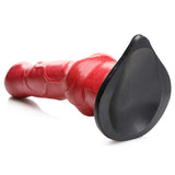 Creature Cocks Hell-Hound Canine Penis Silicone Dildo - Red 19 cm Canine Dildo - Image 7