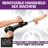 LoveBotz Bangin Bench Deluxe with Sex Machine - Black Sex Bench with Mains Powered Machine - Image 5