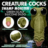 Creature Cocks Swamp Monster - Green 23.9 cm Fantasy Dildo - Image 3