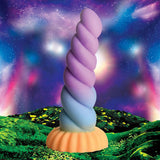 Creature Cocks Mystique Silicone Unicorn Dildo - Coloured 21 cm Fantasy Dildo - Image 2