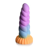 Creature Cocks Mystique Silicone Unicorn Dildo - Coloured 21 cm Fantasy Dildo - Image 6