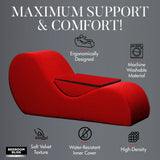 Bedroom Bliss Love Couch - Red Sex Furniture - Image 7