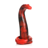Creature Cocks King Cobra Silicone Dildo - Red 21.4 cm Fantasy Dildo - Image 5