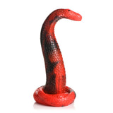 Creature Cocks King Cobra Silicone Dildo - Red 21.4 cm Fantasy Dildo - Image 6
