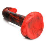 Creature Cocks King Cobra Silicone Dildo - Red 21.4 cm Fantasy Dildo - Image 9