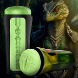 Creature Cocks Raptor Reptile Stroker - Green Fantasy Stroker - Image 2