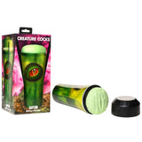 Creature Cocks Raptor Reptile Stroker - Green Fantasy Stroker - Image 1