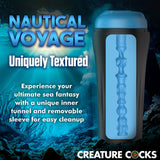 Creature Cocks Pussidon Sea Monster Stroker - Blue Fantasy Stroker - Image 6