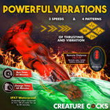 Creature Cocks Hell Wolf - Red 22 cm USB Rechargeable Thrusting Fantasy Dildo - Image 9