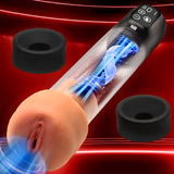 Size Matters Sucking Penis Pump - Clear USB Rechargeable Penis Pump - Image 2