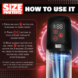 Size Matters Sucking Penis Pump - Clear USB Rechargeable Penis Pump - Image 6