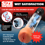 Size Matters Sucking Penis Pump - Clear USB Rechargeable Penis Pump - Image 7