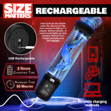 Size Matters Sucking Penis Pump - Clear USB Rechargeable Penis Pump - Image 8