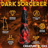 Creature Cocks Mephisto - Red/Black 18.5 cm Fantasy Dildo - Image 3