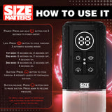 Size Matters Sucking Penis Pump - Clear USB Rechargeable Penis Pump - Image 7