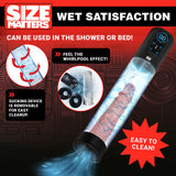 Size Matters Sucking Penis Pump - Clear USB Rechargeable Penis Pump - Image 8