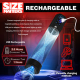 Size Matters Sucking Penis Pump - Clear USB Rechargeable Penis Pump - Image 9