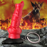 Creature Cocks Hell-Hound Keychain - Novelty Fantasy Dildo Keyring - Image 2