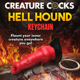 Creature Cocks Hell-Hound Keychain - Novelty Fantasy Dildo Keyring - Image 3