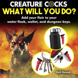 Creature Cocks Hell-Hound Keychain - Novelty Fantasy Dildo Keyring - Image 6