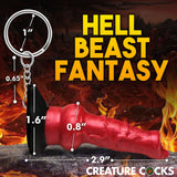 Creature Cocks Hell-Hound Keychain - Novelty Fantasy Dildo Keyring - Image 7